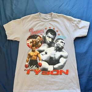 Mike Tyson “Kid Dynamite” Graphic Light Gray Tee Shirt